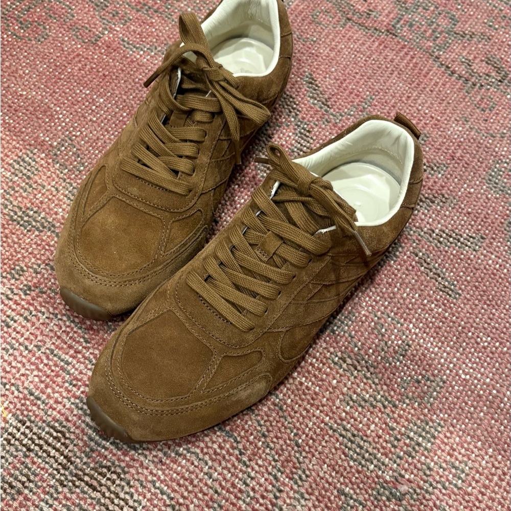Brown Suede Vince Sneakers